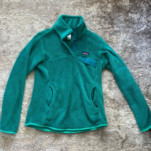Patagonia Teal Retool Fleece Medium - Picture 2 of 4